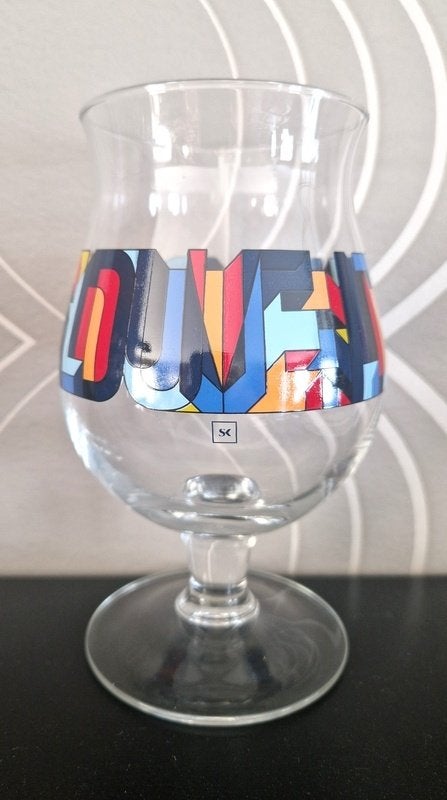 Duvel glas 'Said Kinos', Verzamelen, Glas en Drinkglazen, Ophalen of Verzenden, Bierglas