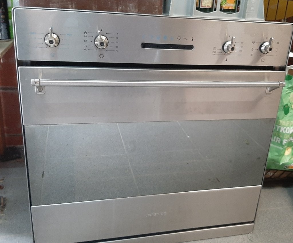 inbouw hetelucht- stoomoven Smeg, Elektronische apparatuur, Ophalen, Gebruikt, Hete lucht, Smeg