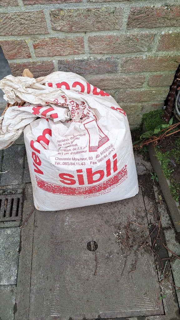 vermiculite - isolant, Bricolage & Construction, Enlèvement, Neuf, Autres matériaux