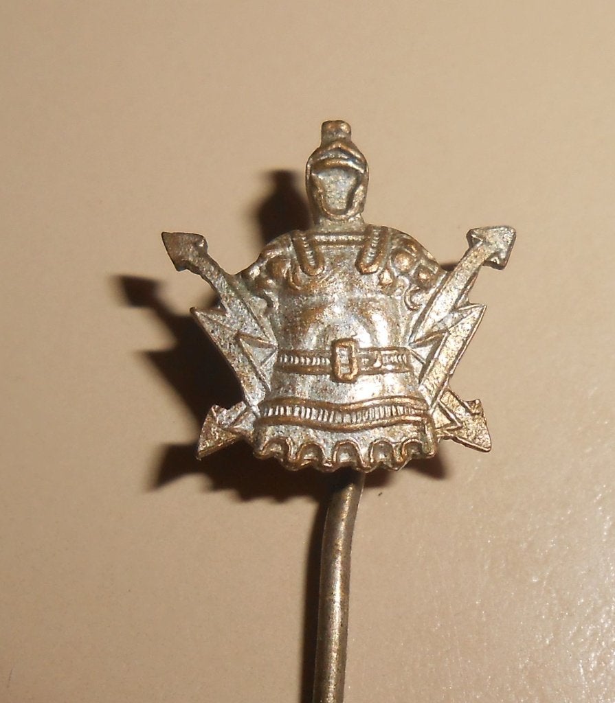 Oude pin speld ABL Genie / TTR Belgisch Leger, Verzamelen, Militaria | Algemeen, Landmacht, Embleem of Badge, Ophalen of Verzenden