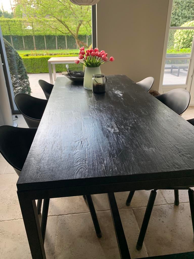 Table 6-8 personnes, Comme neuf, Enlèvement, 50 à 100 cm, Chêne