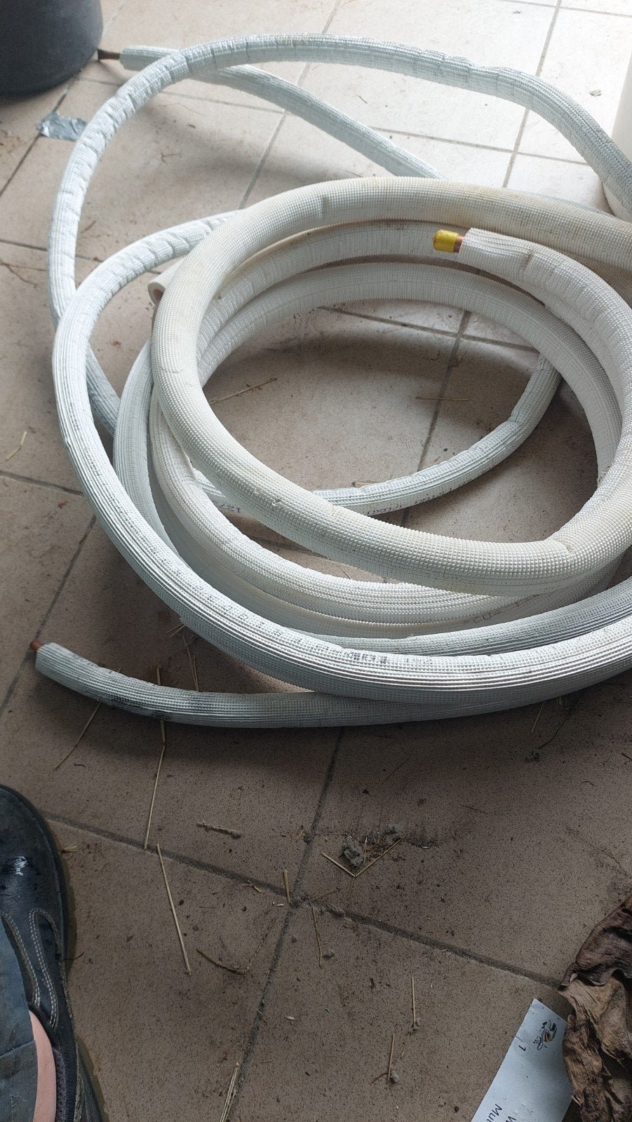 Koperen geisoleerde leidingen airco, Doe-het-zelf en Bouw, Ophalen