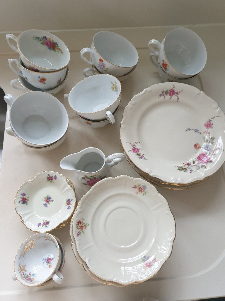 Leuk servies - mengeling, Huis en Inrichting, Ophalen, Gebruikt, Overige merken, Compleet servies