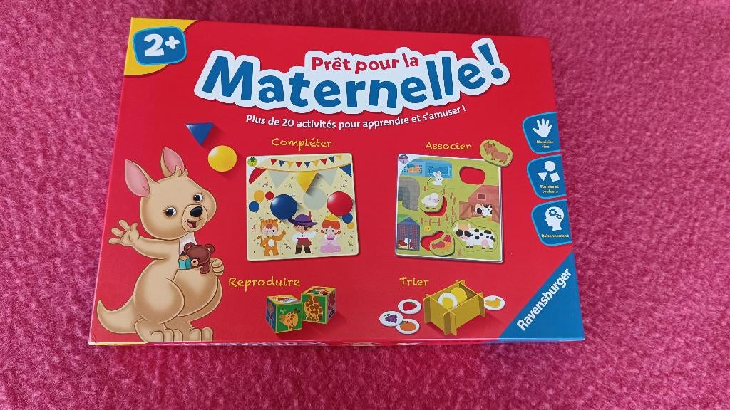 Prêt pour la maternelle - Jeu éducatif Ravensburger, Ophalen, Zo goed als nieuw, Taal en Lezen