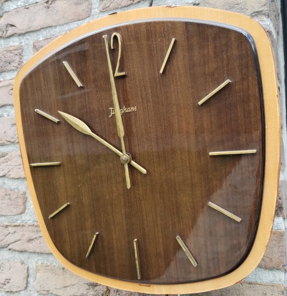 vintage wandklok Junghans, Huis en Inrichting, Woonaccessoires | Klokken, Ophalen, Gebruikt, Wandklok