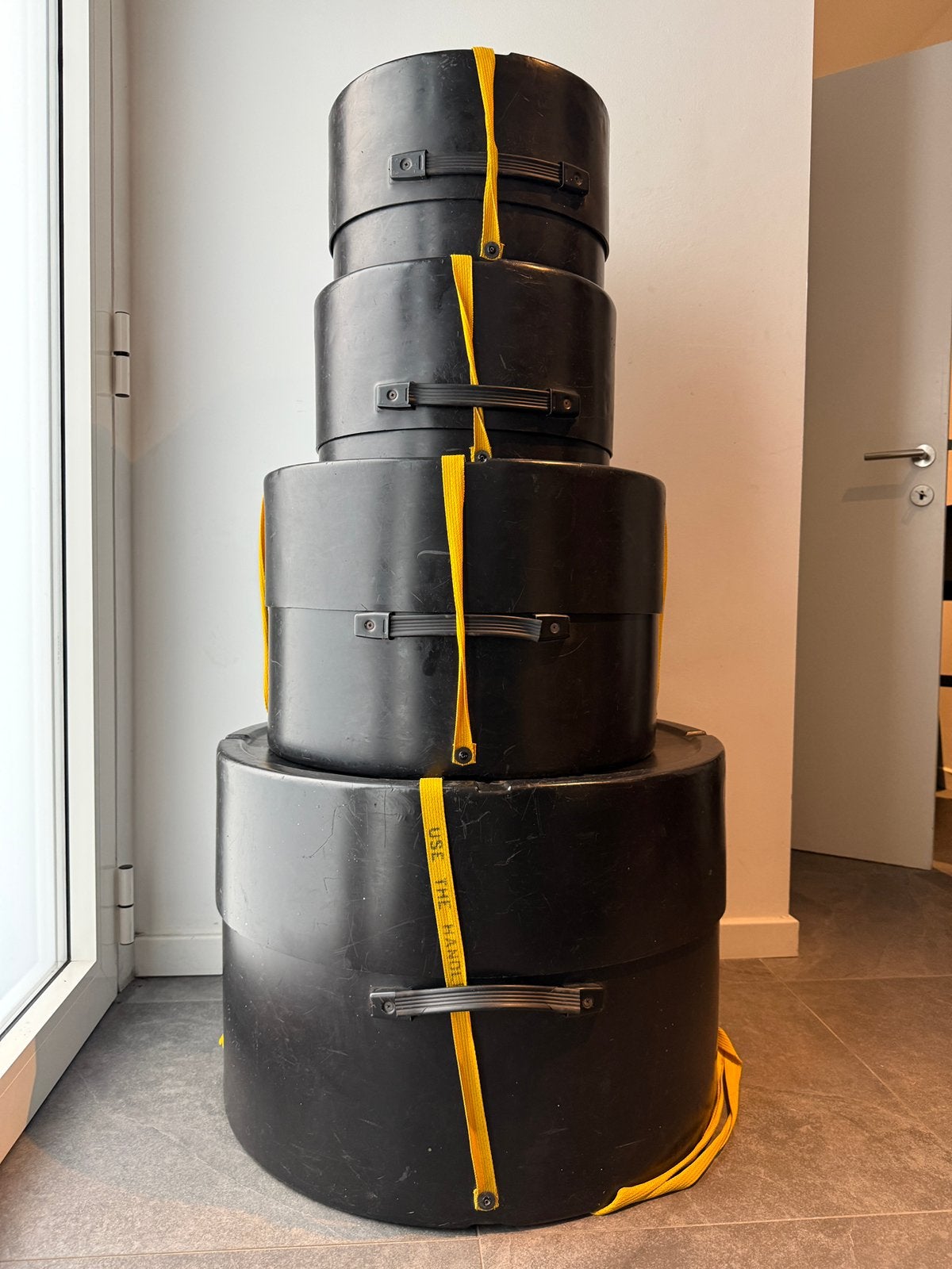 Hardcase set drums, Ophalen, Gebruikt, Overige merken