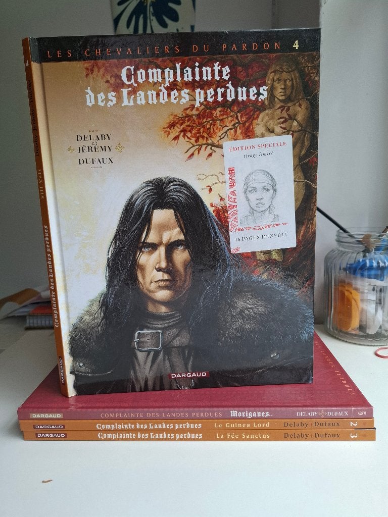COMPLAINTE CHEVALIERS DU PARDON TOMES 1 à 4 + CACHET+TL, Série complète ou Série, Enlèvement ou Envoi, Comme neuf