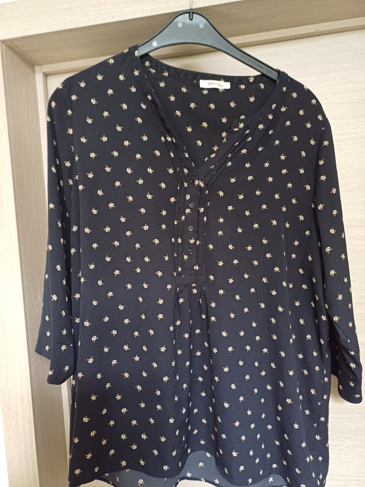 Blouse noire Paprika et foxheads Mt 4 (50/52), Vêtements | Femmes, Enlèvement ou Envoi, Noir