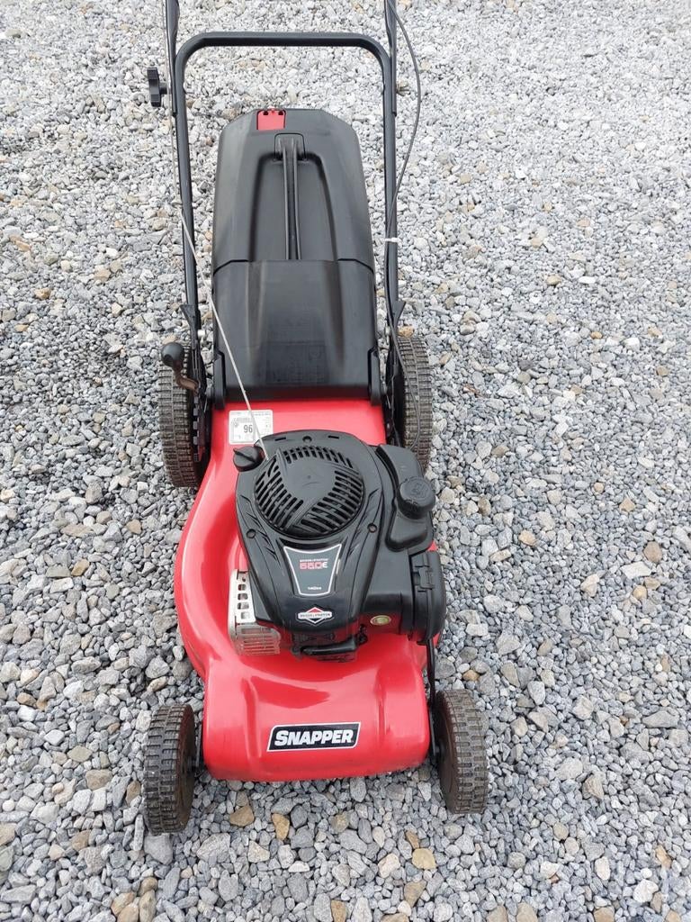 Tondeuse Snapper avec moteur Briggs et Stratton 140 cm3, Enlèvement, Bac de ramassage