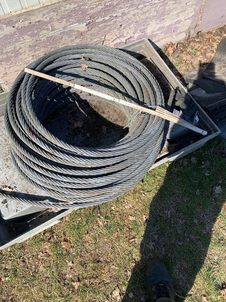 stalen kabel 18mm, Doe-het-zelf en Bouw, Ophalen