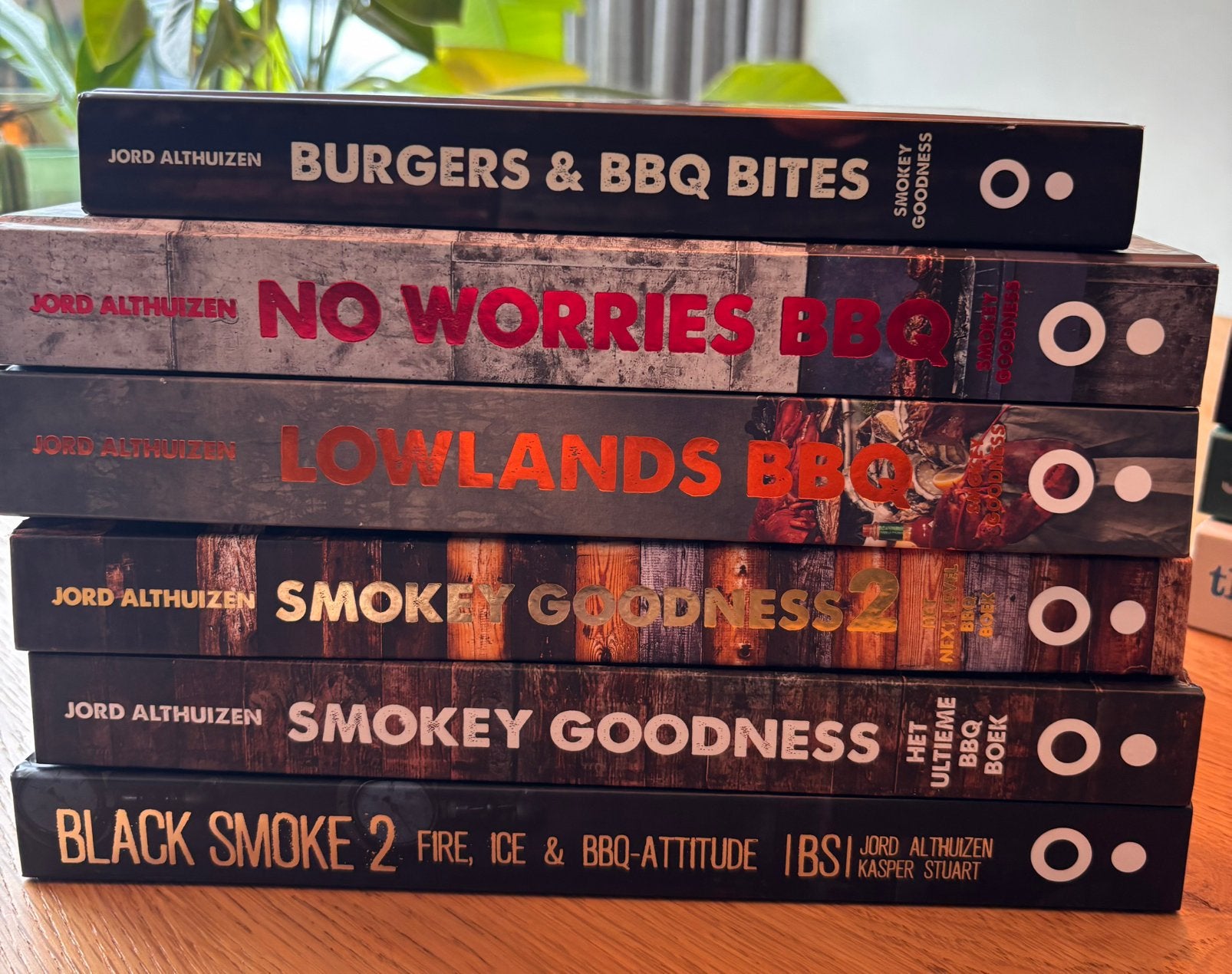 Jord Althuizen BBQ-boekencollectie – 6 boeken, Ophalen of Verzenden, Zo goed als nieuw