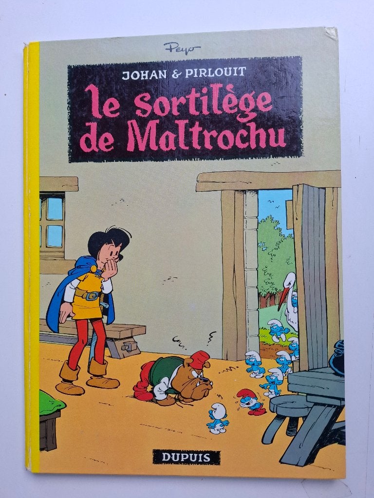 JOHAN ET PIRLOUIT TOME 13 LE SORTILEGE DE MALTROCHU EO 1970, Livres, Une BD, Enlèvement ou Envoi, Utilisé