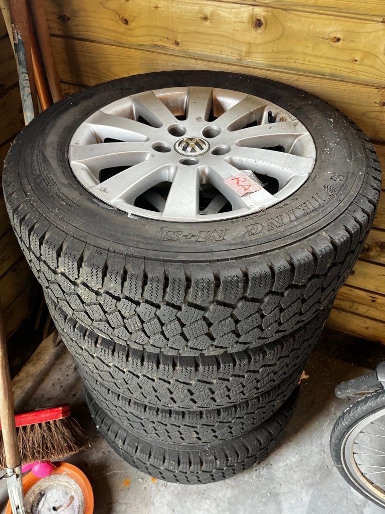 Autowielen Volkswagen, Ophalen, 16 inch, Banden en Velgen, Winterbanden