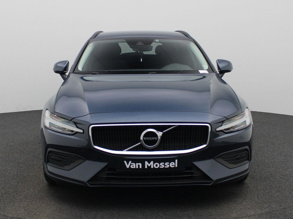 Volvo V60 B3 DCT Momentum Pro NAVI | LED | CAMERA, Auto's, Automatische klimaatregeling, Stof, 4 cilinders, Blauw