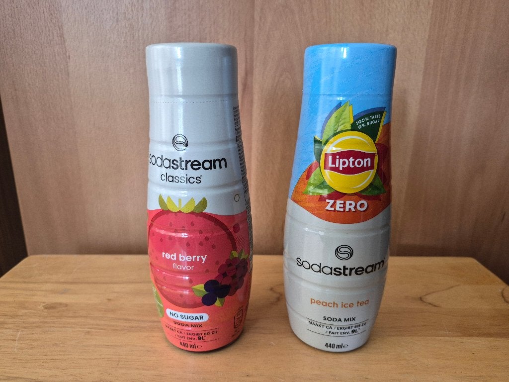 Lot sirops Sodastream Ice Tea & Red Berry Zero, Diversen, Levensmiddelen, Ophalen