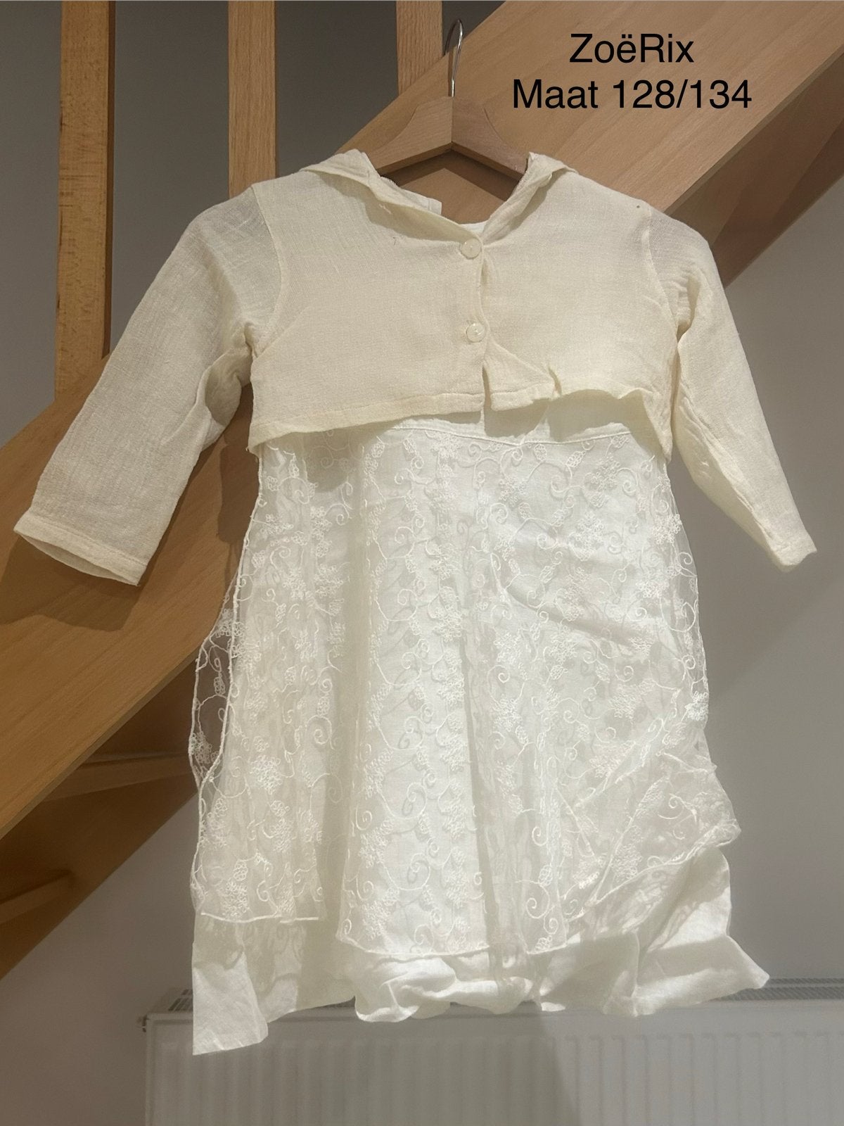 Mooie set feestkleding (ZoëRix, maat 128/134), Kinderen en Baby's, Kinderkleding | Maat 128, Ophalen of Verzenden, Zo goed als nieuw