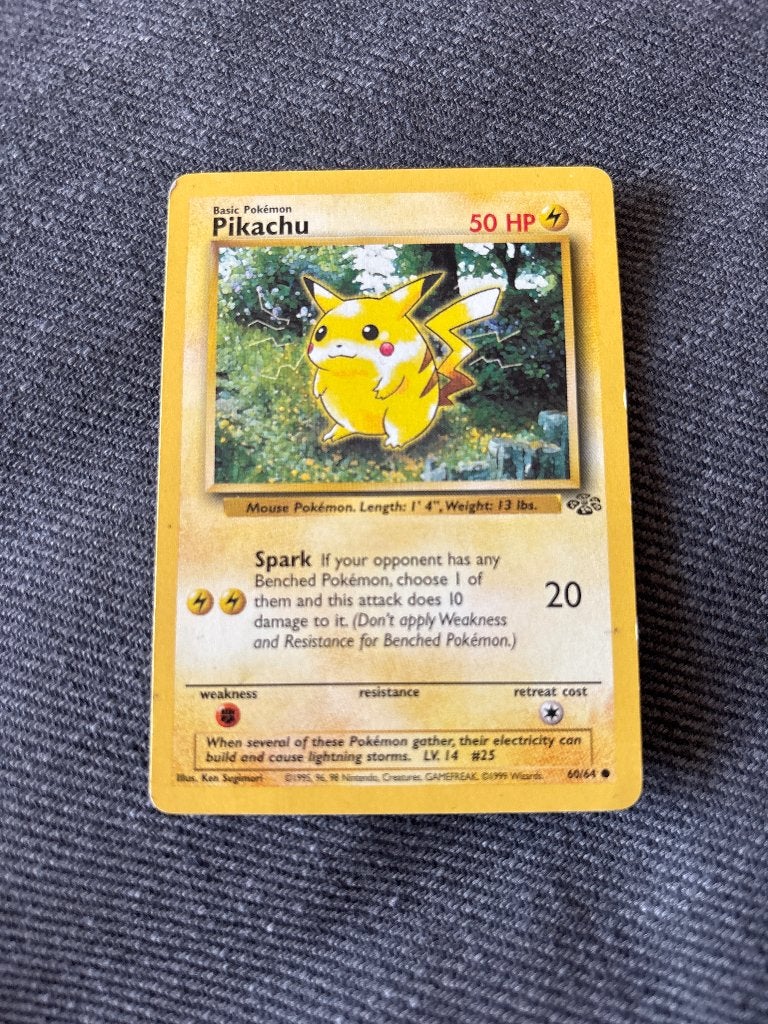 Pinachu Pokémon-kaart, Ophalen of Verzenden, Zo goed als nieuw, Overige typen