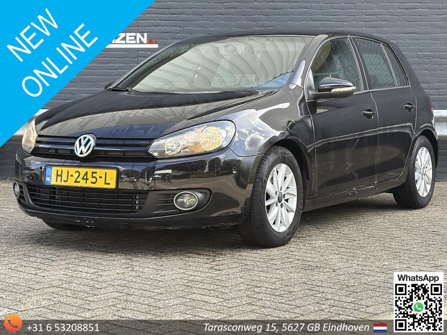 Volkswagen Golf 1.6 TDI BlueMotion | Climate |, Auto's, Zwart, Zwart, Golf, Electronic Stability Program (ESP)