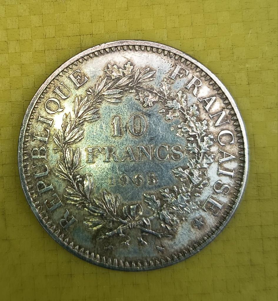 10 francs argent 70 euros, Postzegels en Munten, Penningen en Medailles, Zilver
