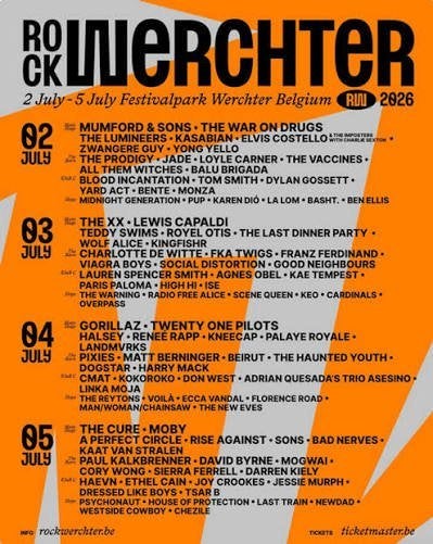 2* rock Werchter zondag, Tickets en Kaartjes, Twee personen