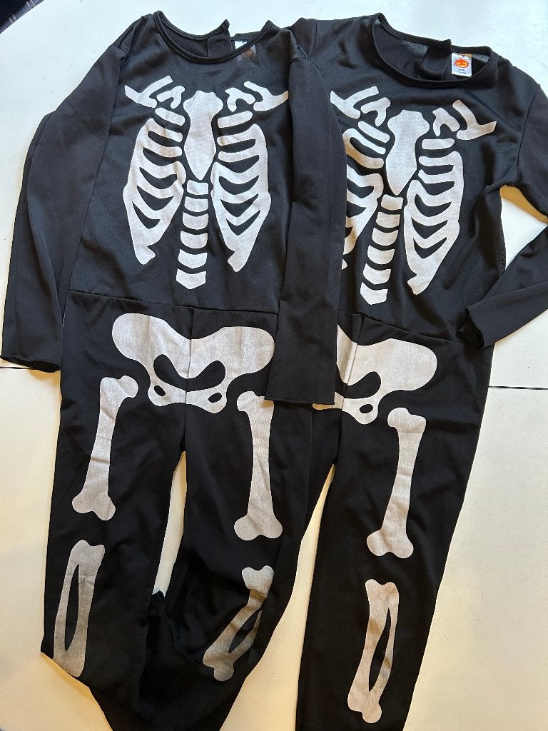 Onesie SKELET pakken - maat 122/128, Enfants & Bébés, Costumes de carnaval & Déguisements, Enlèvement ou Envoi, 122 à 128