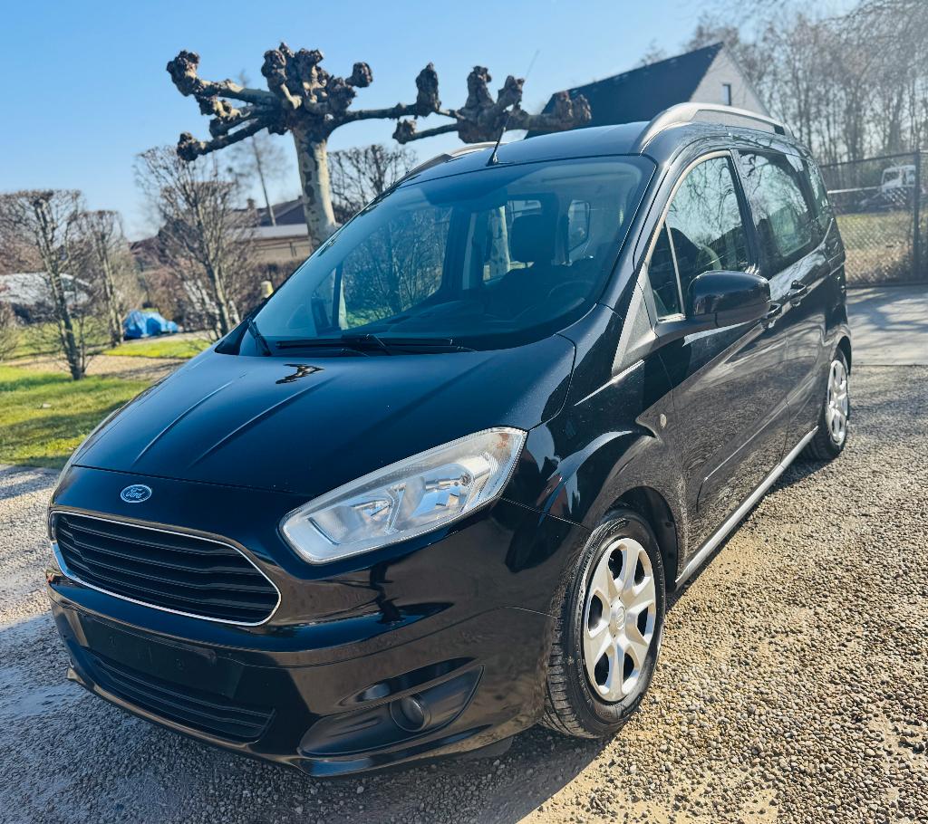 MOOIE FORD TOURNEO COURIER 1.5TDCI NAVI AIRCO, Voorwielaandrijving, Euro 5, Stof, Parkeersensor