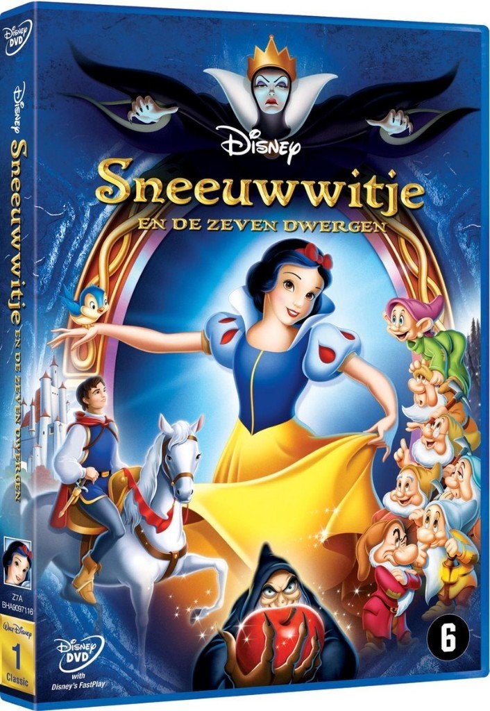 Disney dvd - Sneeuwwitje en de zeven dwergen NIEUW, Ophalen of Verzenden, Nieuw in verpakking