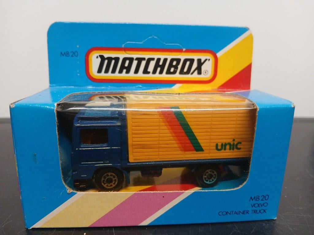 VOLVO UNIC MATCHBOX MB20 modelvrachtwagen, Ophalen of Verzenden, Zo goed als nieuw, Bus of Vrachtwagen, Matchbox