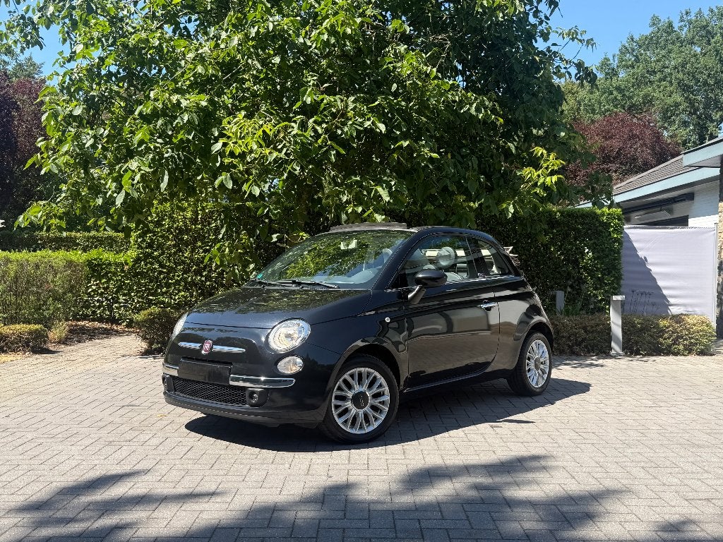 Fiat 500C – 97.681 km – Apple CarPlay –Distributie vervangen, Voorwielaandrijving, 4 cilinders, Cabriolet, Leder en Stof