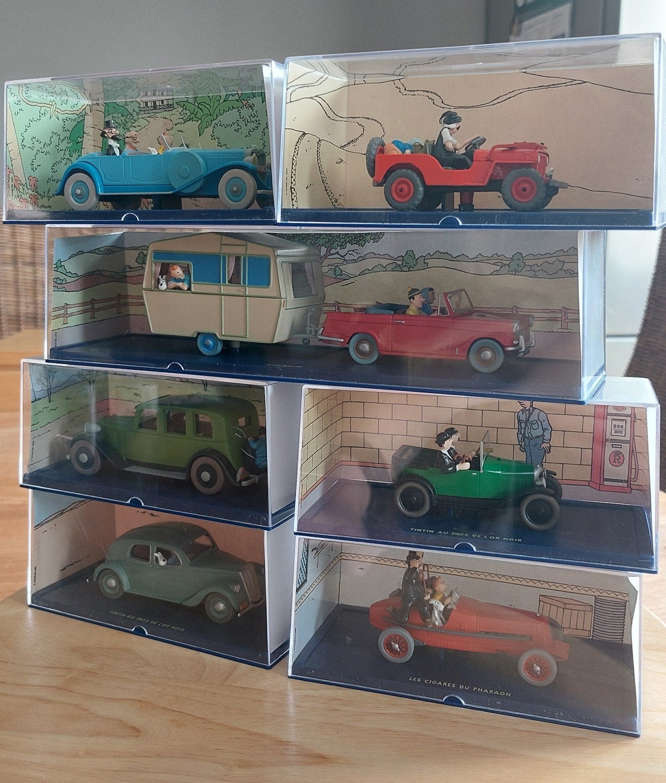 Verzameling Modelauto's Kuifje, Hobby en Vrije tijd, Modelauto's | 1:43, Ophalen of Verzenden, Nieuw, Auto