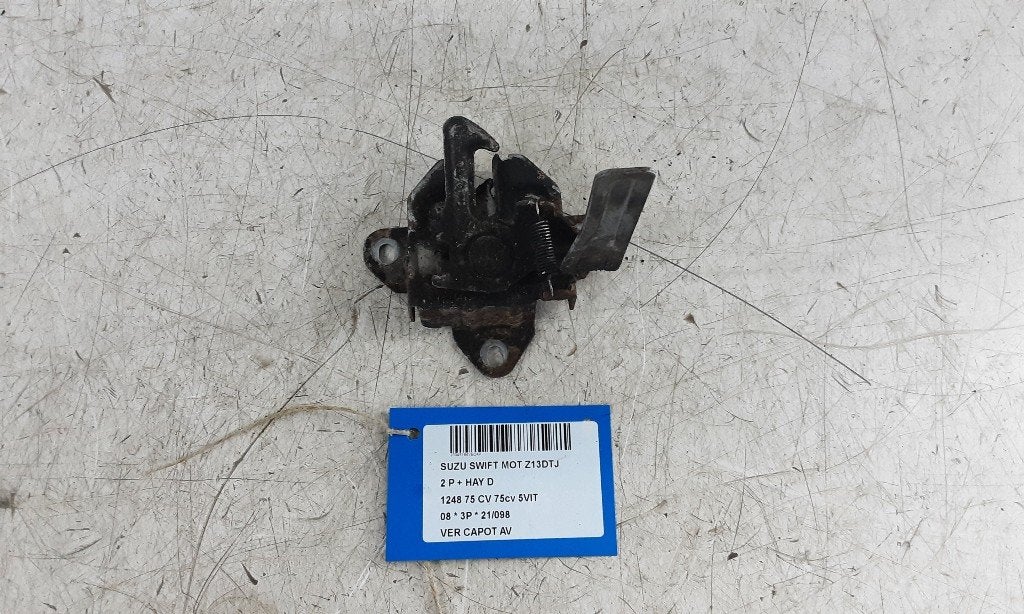 SERRURE CAPOT Suzuki Swift (ZA / ZC / ZD1 / 2/3/9), Utilisé, Suzuki