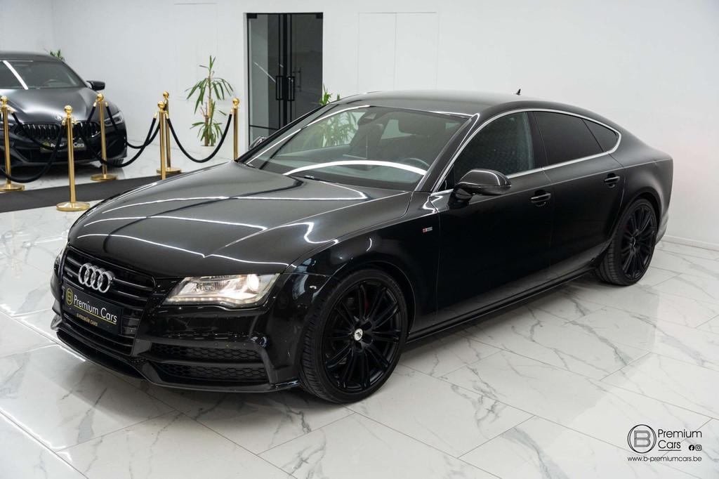 Audi A7 3.0TDI 3x S-line! Black pack! Top wagen!, Autos, A7, Euro 5, Entreprise, Noir