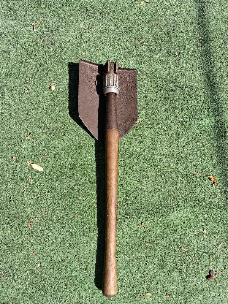spade inklapbaar oud, Enlèvement, Utilisé, Bêche