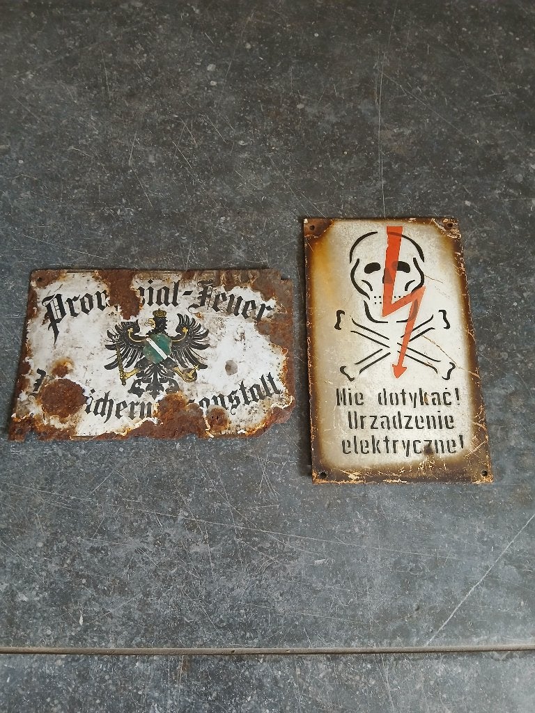 Plaques emaillee, Enlèvement ou Envoi