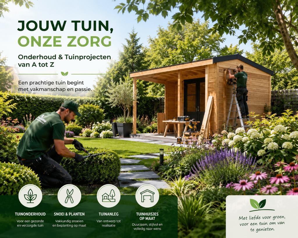 tuinonderhoud en constructie, Vacatures