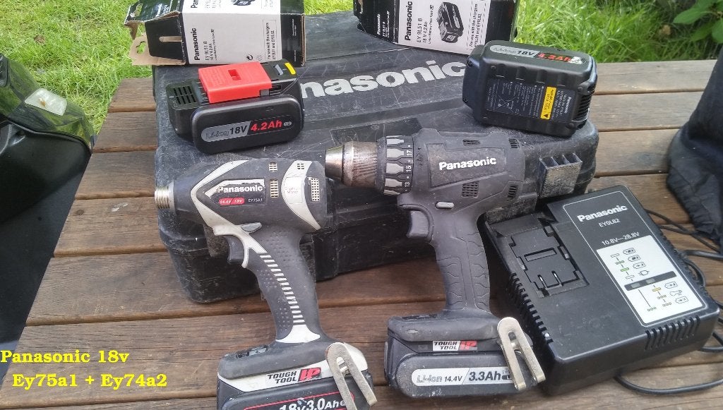 Panasonic EY75A1 et EY74A2 18 V avec de nouveaux de batterie, Bricolage & Construction, Enlèvement ou Envoi, Perceuse