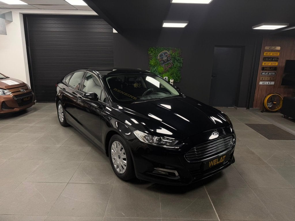 FORD MONDEO BENZINE/EURO 6/2017/120000KM/TOPSTAAT, Auto's, Bluetooth, Mondeo, Zwart, Bedrijf