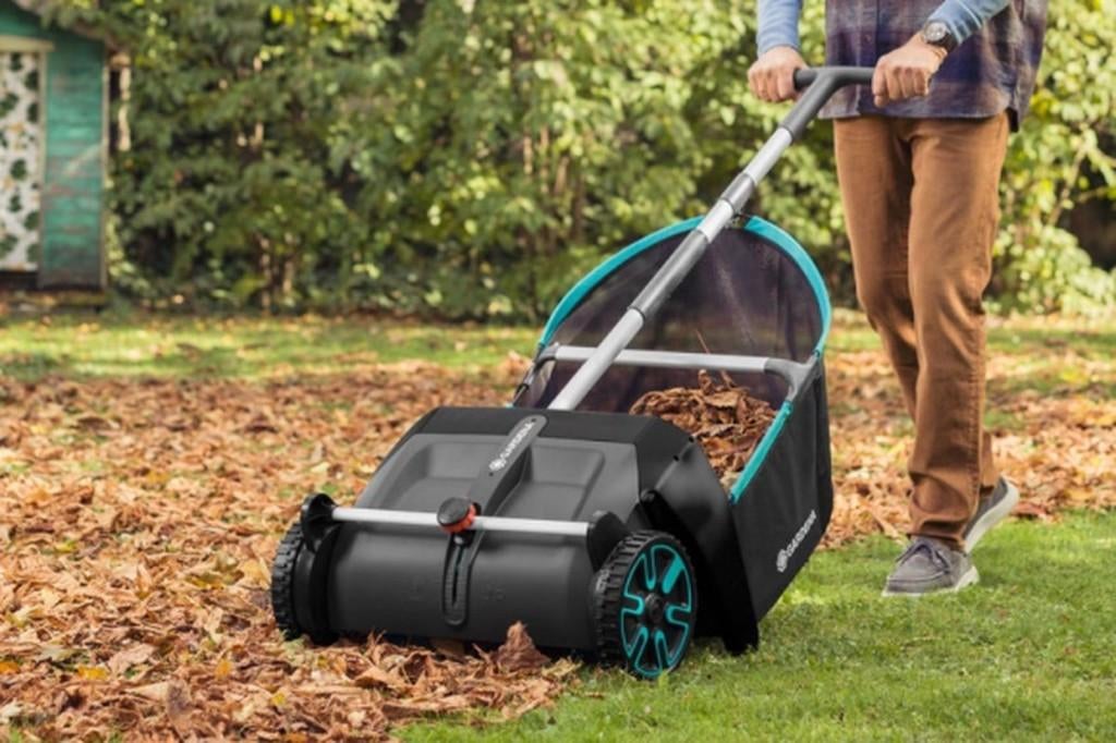 Bladverzamelaar - tuinkar - zonder motor, Tuin en Terras, Veegmachines, Zo goed als nieuw, Ophalen