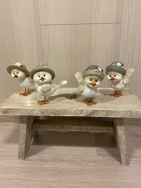 4 oiseaux décoratifs, Enlèvement ou Envoi, Neuf, Animal