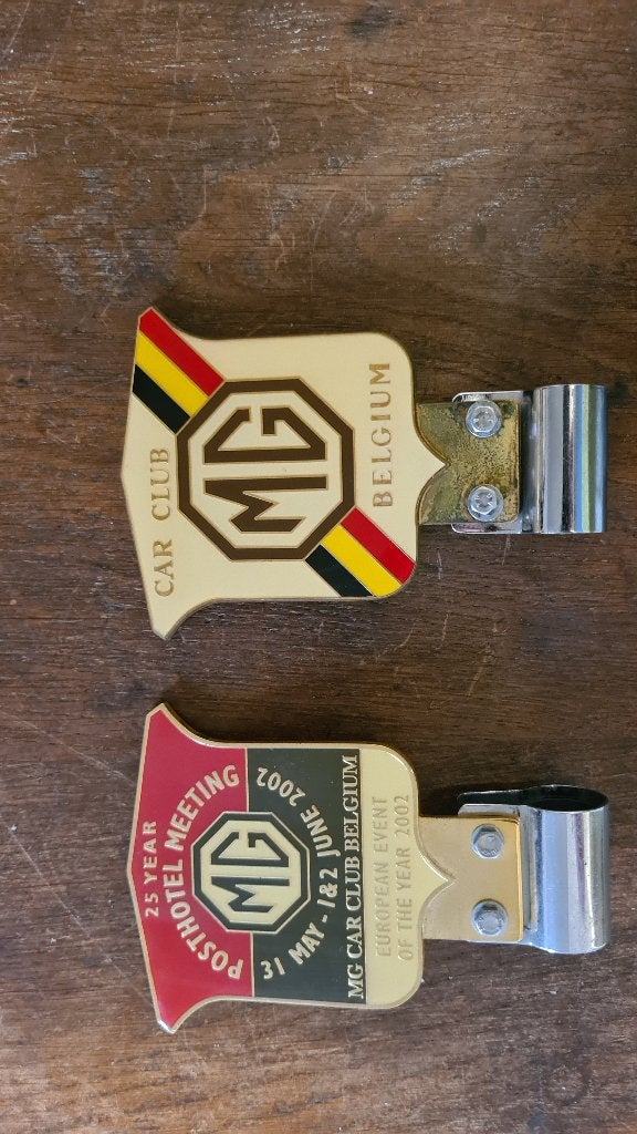 M G badge bar of grille emblemen, Enlèvement ou Envoi, MG