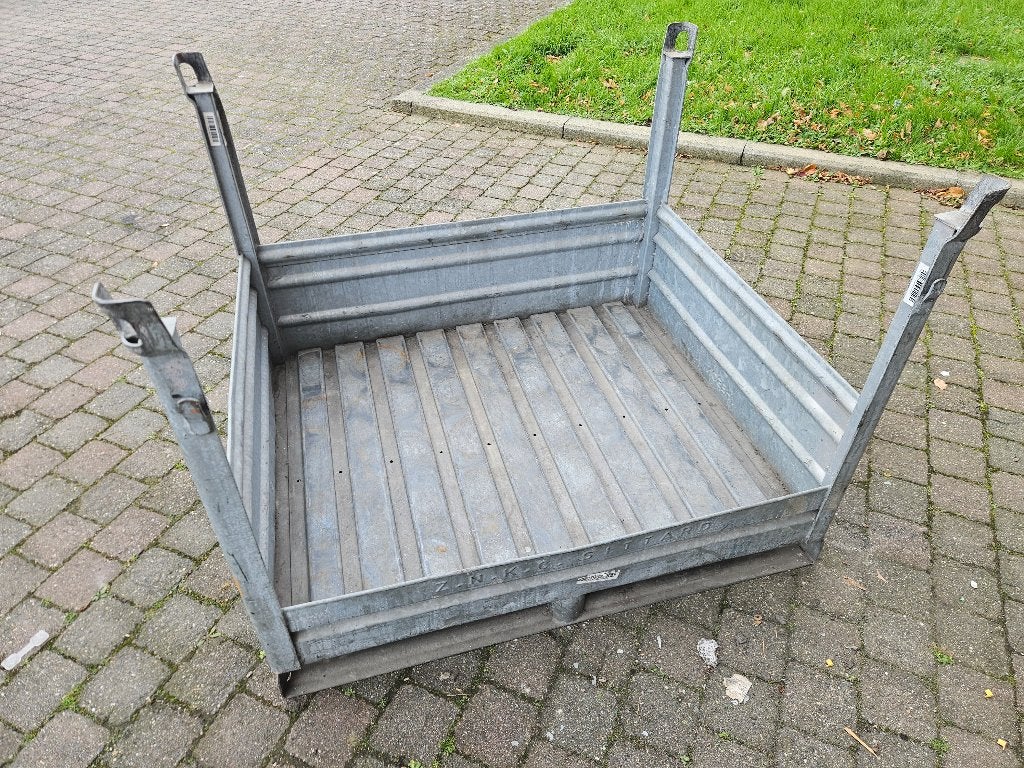 Stapelbare wiegcontainer gegalvaniseerd staal HESON, Ophalen, Gebruikt, 100 cm of meer, 60 cm of meer