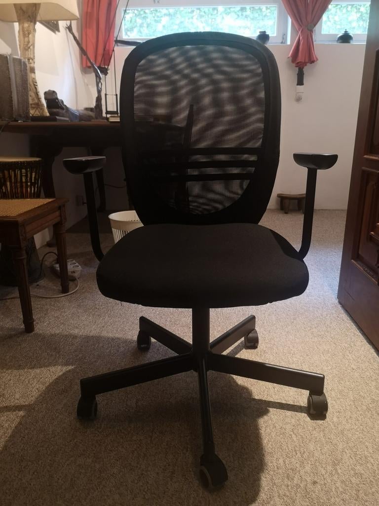 Chaise de bureau IKEA FLINTAN, Huis en Inrichting, Bureaustoelen, Ophalen, Gebruikt, Zwart, Bureaustoel