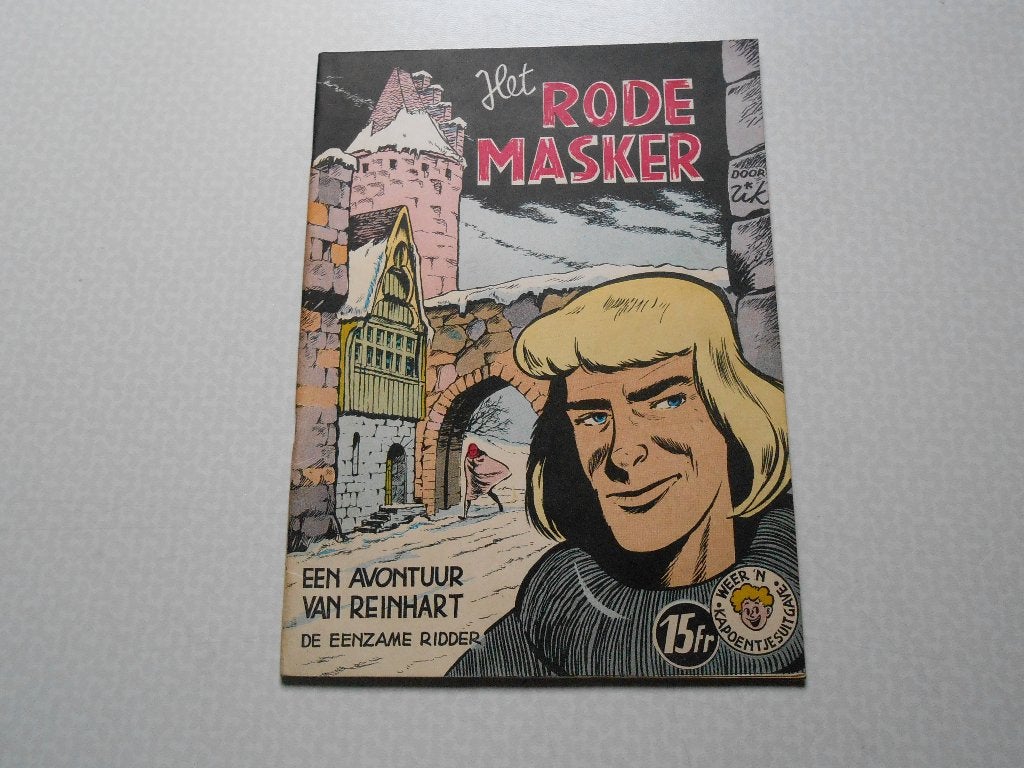 ridder reinhart 5 Het rode masker 1960 1 st druk., Boeken, Eén stripboek, Nieuw, Rik Clément, Ophalen of Verzenden
