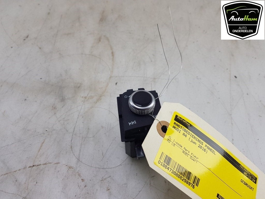 PANNEAU DE COMMANDE RADIO Audi A4 Avant (B9) (|8W1919616|), Utilisé, Audi