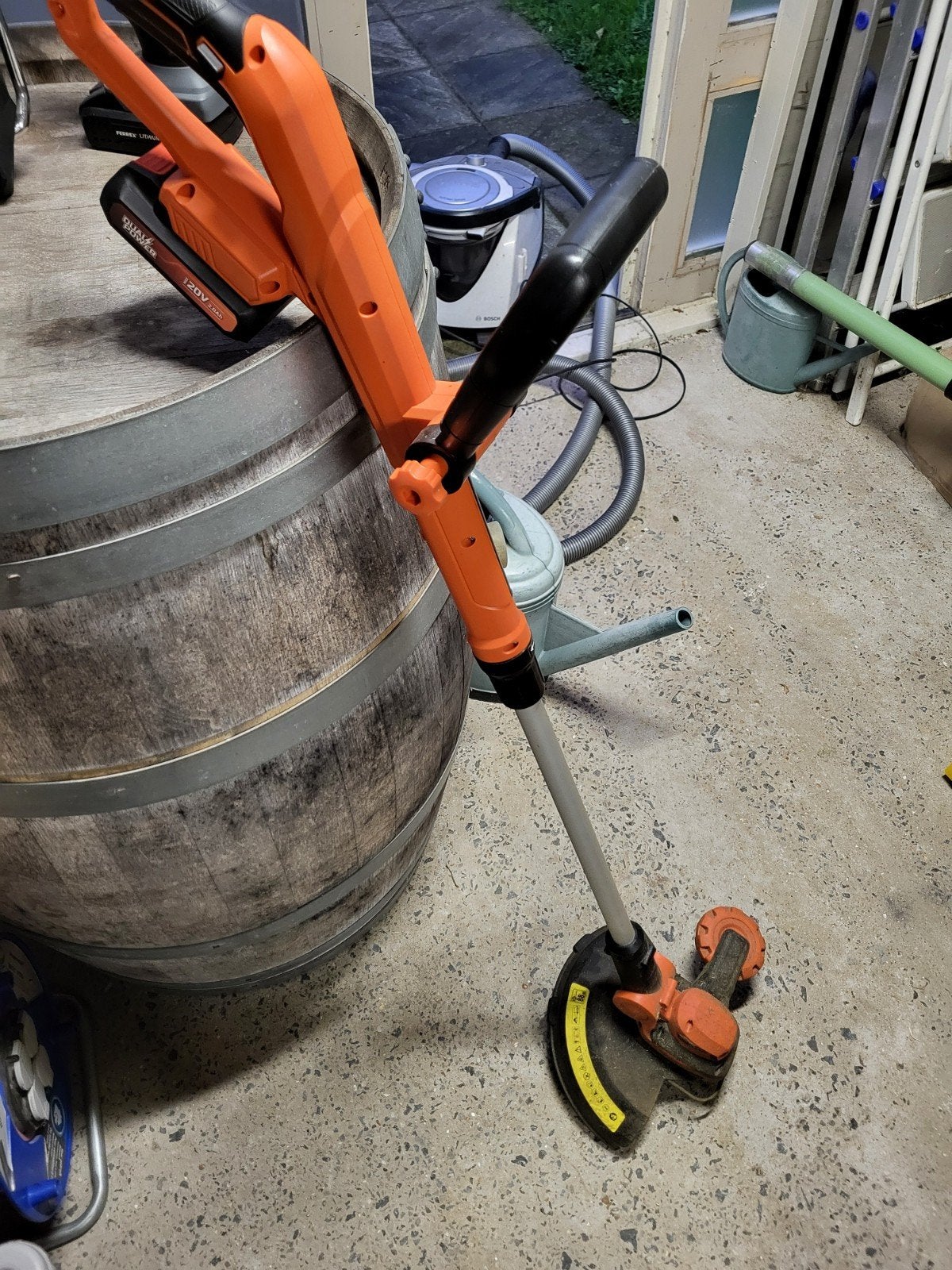 grastrimmer, Tuin en Terras, Ophalen, Gebruikt, Accu, Powerplus