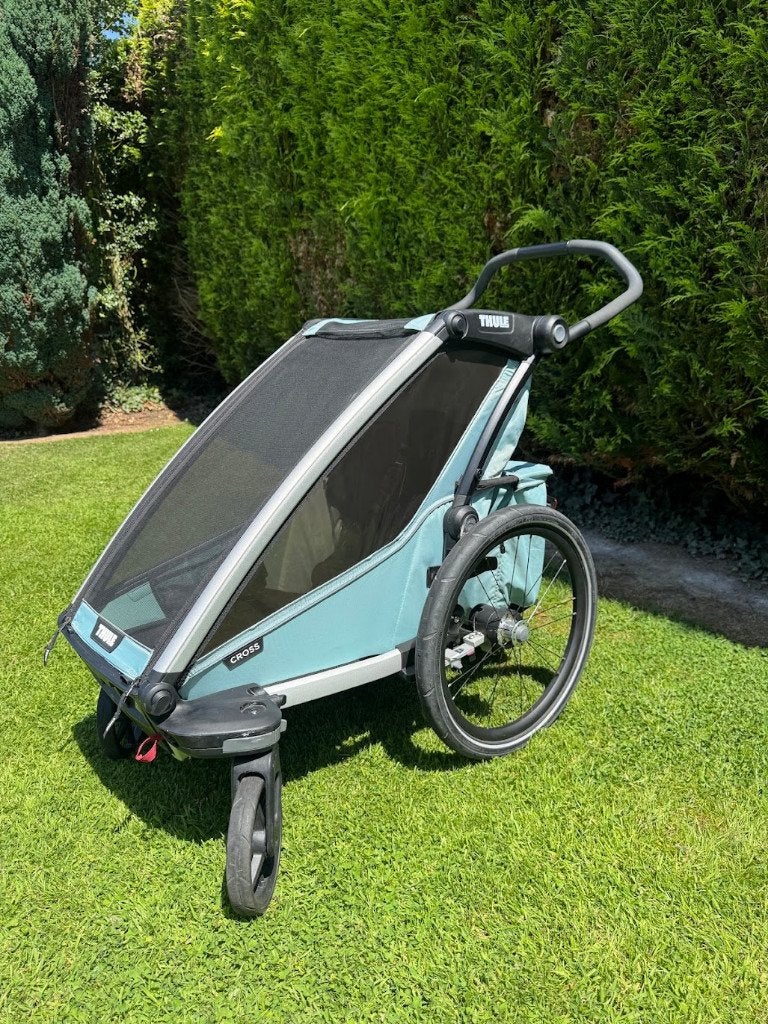 thule cross 1 excellent état, 20 à 40 kg, Comme neuf, Enlèvement, Remorque pour enfant