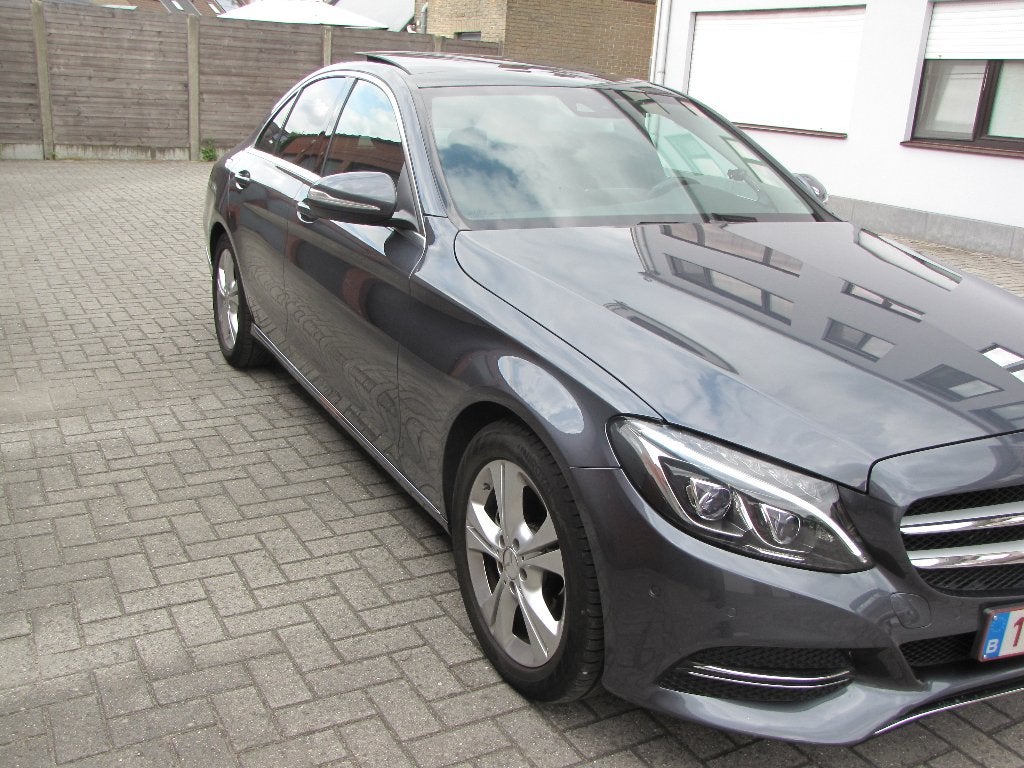 Mercedes Benz C220 Bluetec  diesel, Autos, Argent ou Gris, Achat, Noir, Phares entièrement LED