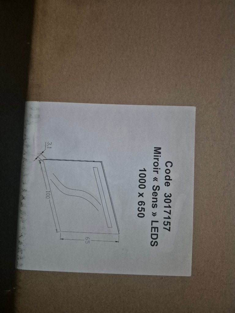 Miroir, Enlèvement ou Envoi, Neuf