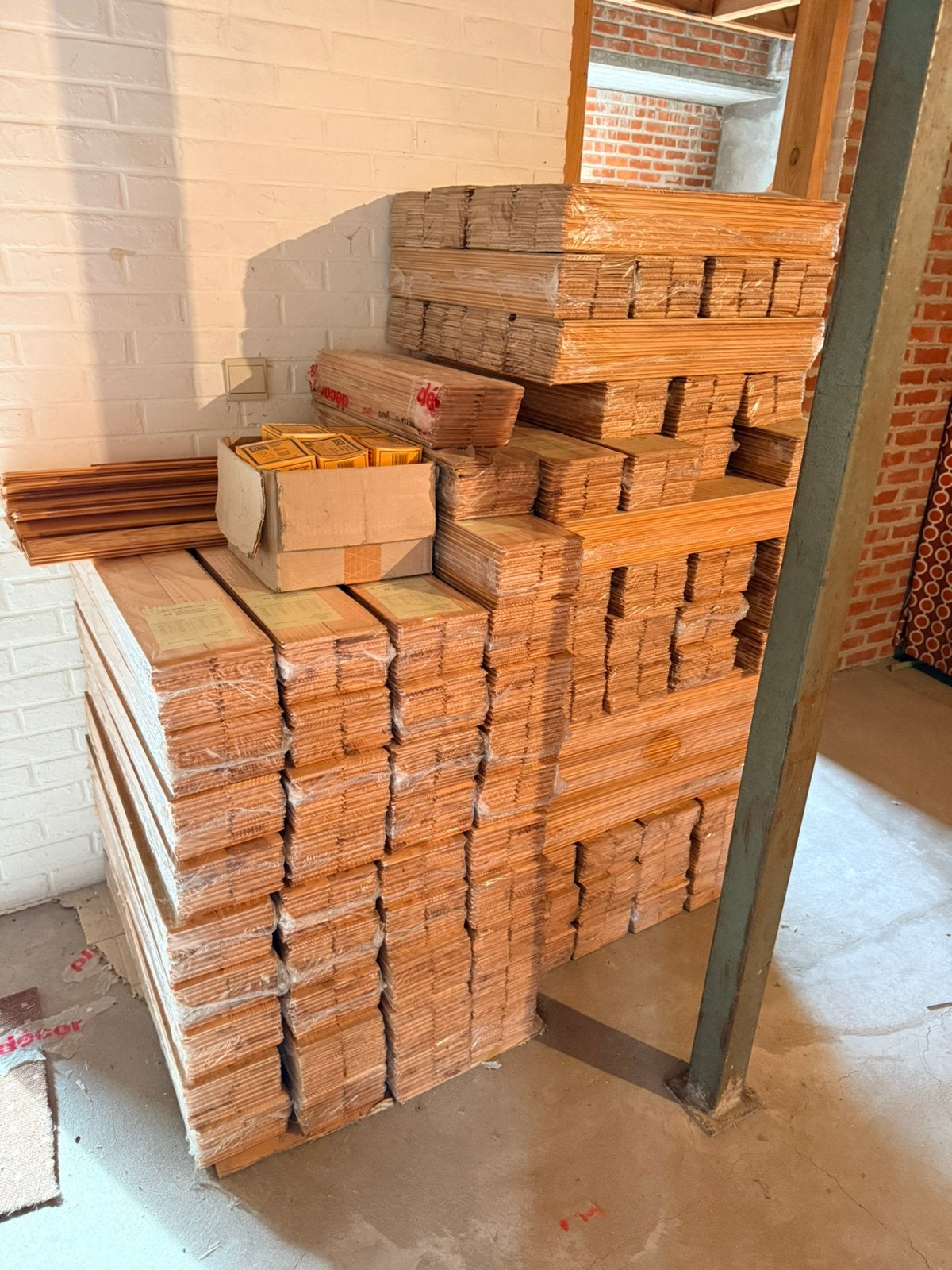 Paquet de planches de lambris Pin des Landes, Bricolage & Construction, Bois & Planches, Enlèvement, Neuf, 50 mm ou plus, Planche