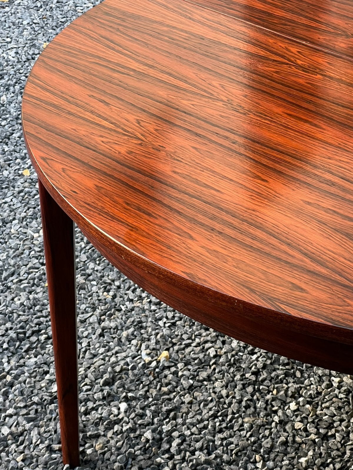 Table diner vintage scandinave rosewood 60/70’s, Antiquités & Art, Enlèvement